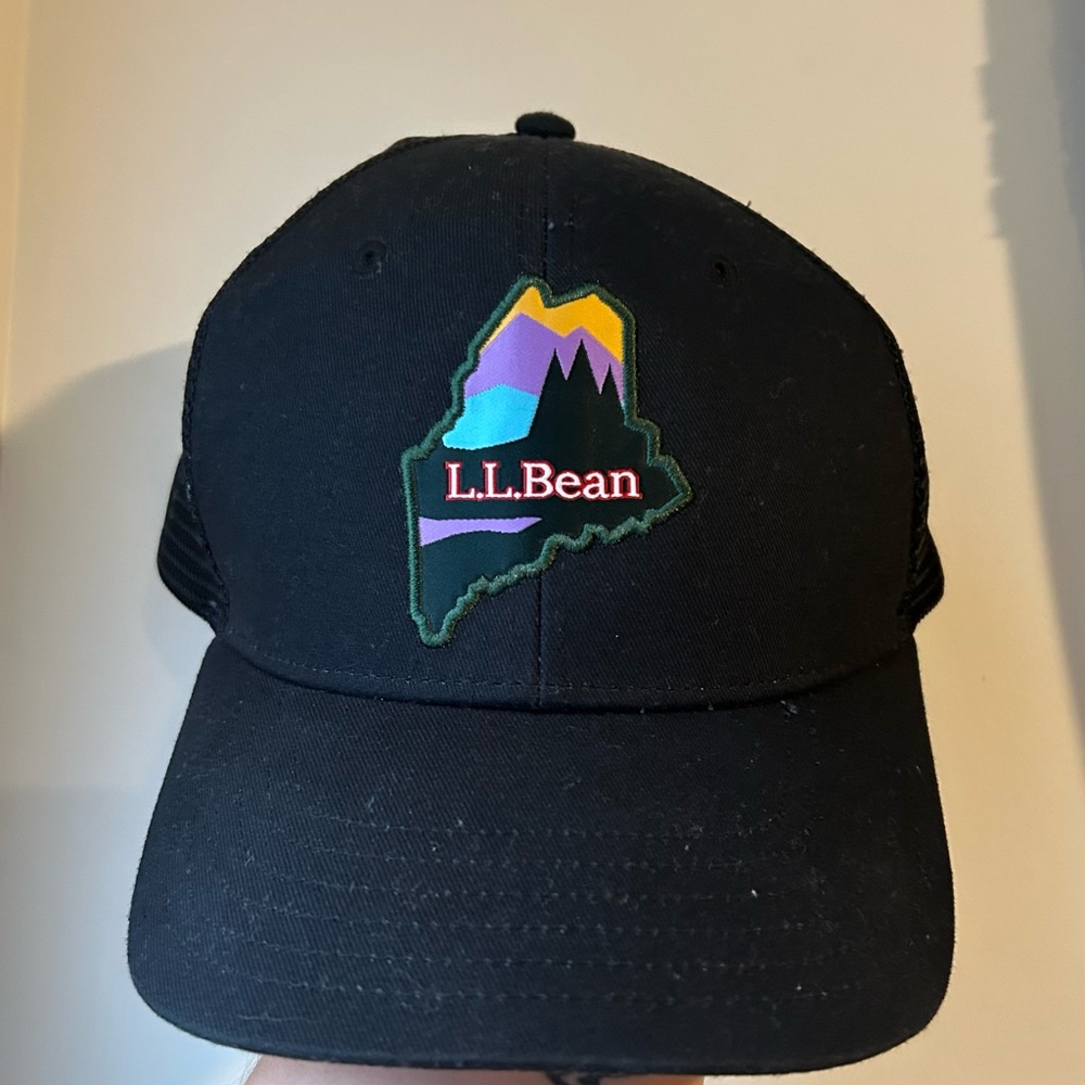 L.L. Bean Black Cap with Vibrant Patch